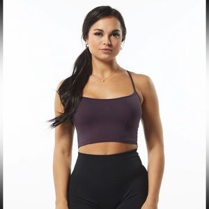 ALPHALETE ULTRASOFT CAMISOLE TANK - PURPLE
